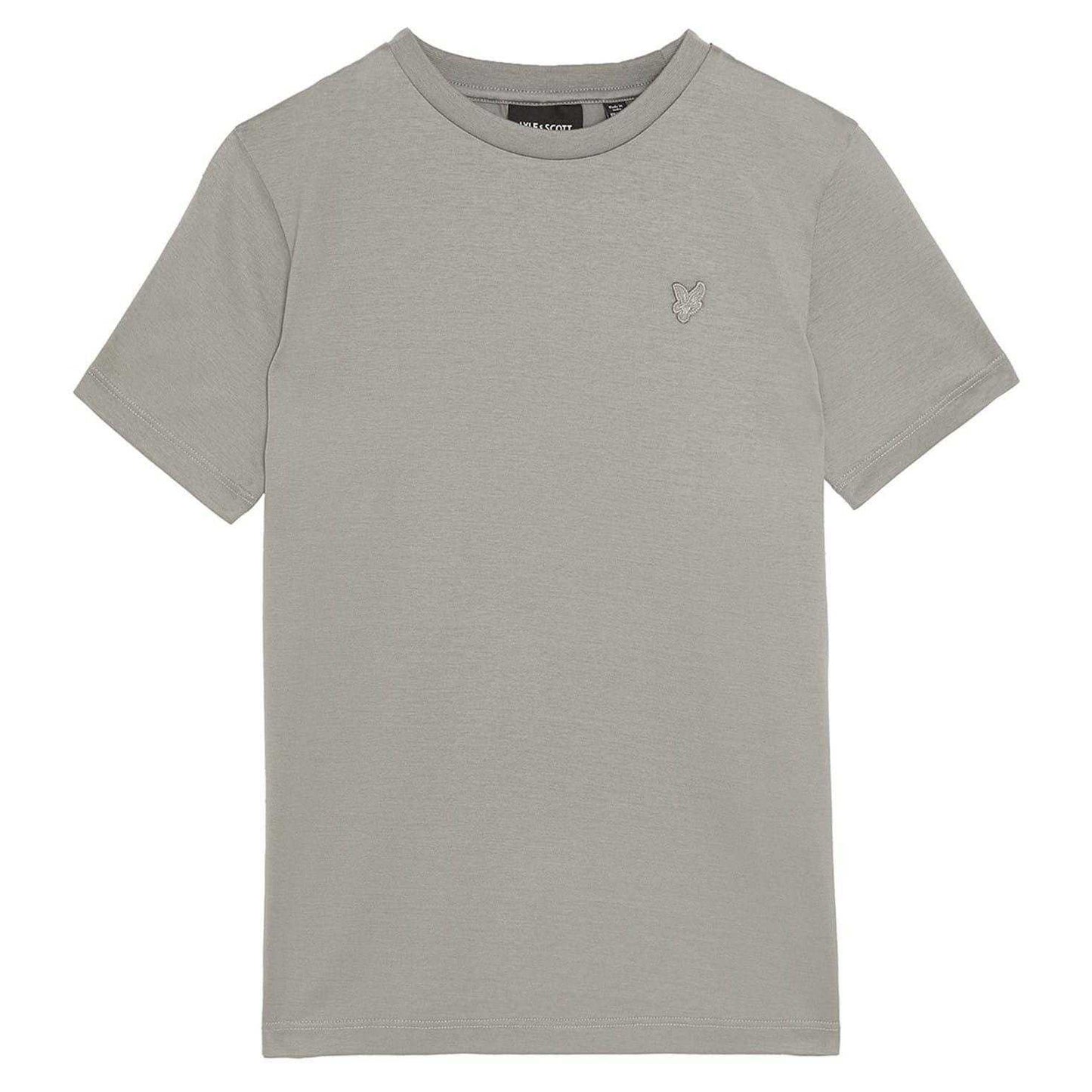 Sharkskin - Front - Lyle & Scott Childrens-Kids Tonal Embroidered T-Shirt