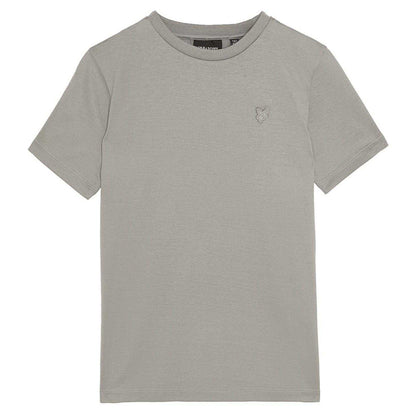 Sharkskin - Front - Lyle & Scott Childrens-Kids Tonal Embroidered T-Shirt