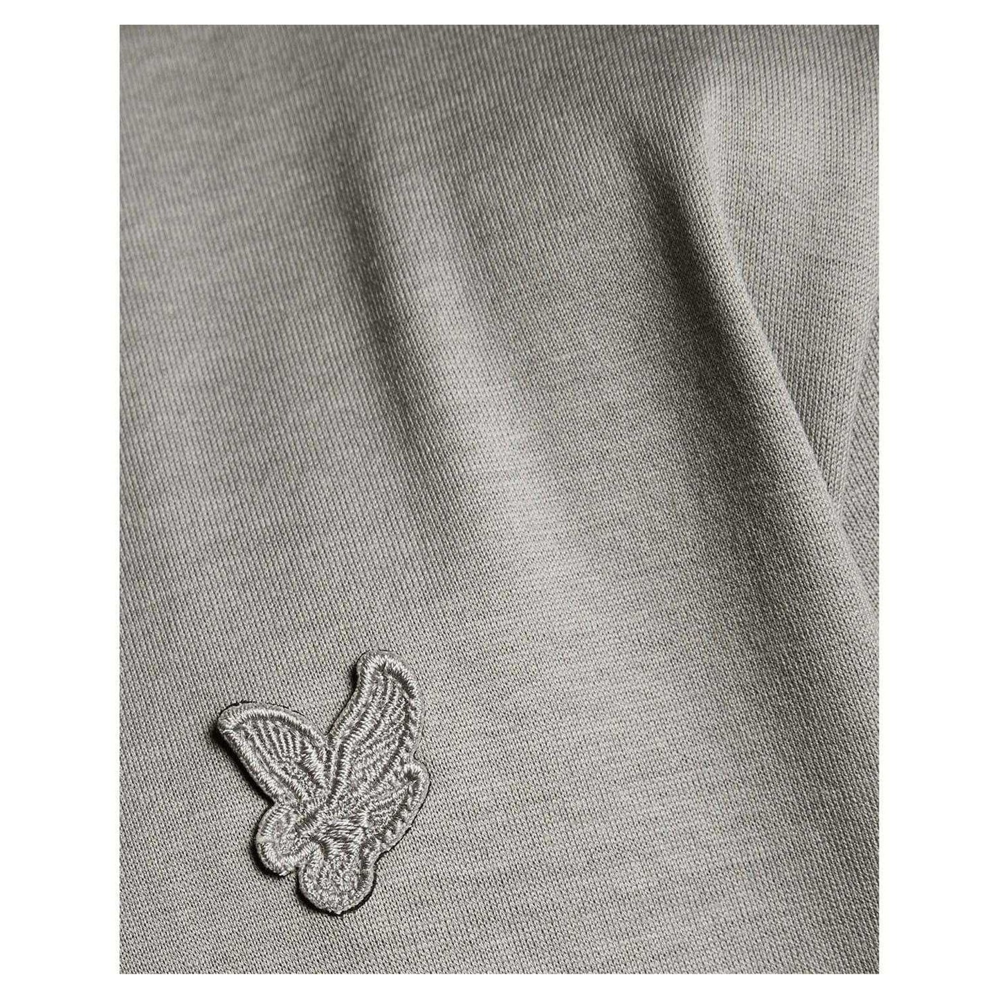 Sharkskin - Side - Lyle & Scott Childrens-Kids Tonal Embroidered T-Shirt