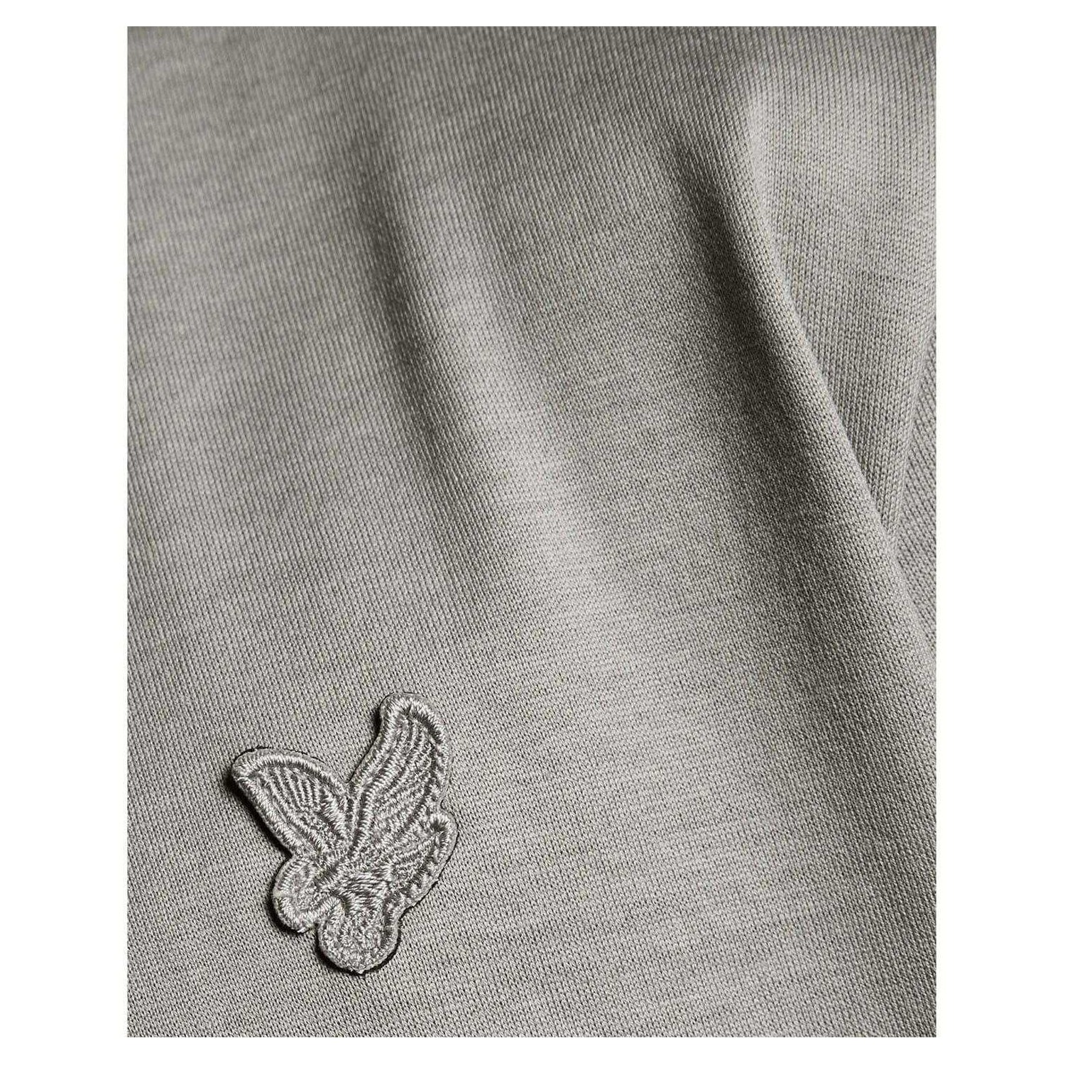 Sharkskin - Side - Lyle & Scott Childrens-Kids Tonal Embroidered T-Shirt