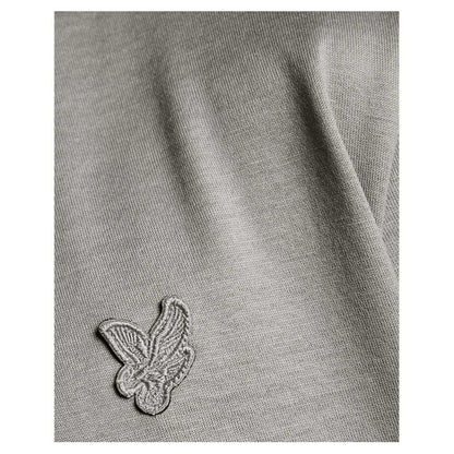 Sharkskin - Side - Lyle & Scott Childrens-Kids Tonal Embroidered T-Shirt