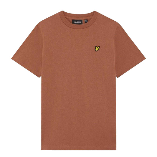 Brick - Front - Lyle & Scott Childrens-Kids Script Embroidered T-Shirt