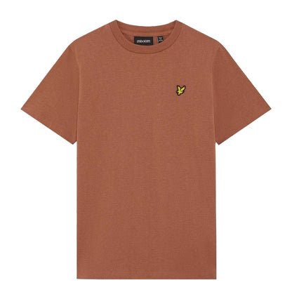 Brick - Front - Lyle & Scott Childrens-Kids Script Embroidered T-Shirt
