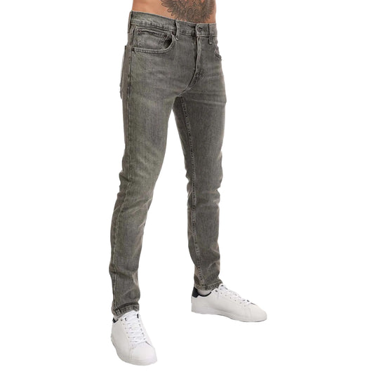 Grey - Front - Levis Mens 512 Little Love Tapered Leg Slim Jeans