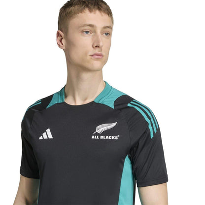 Black - Lifestyle - Adidas Mens New Zealand All Blacks Performance T-Shirt