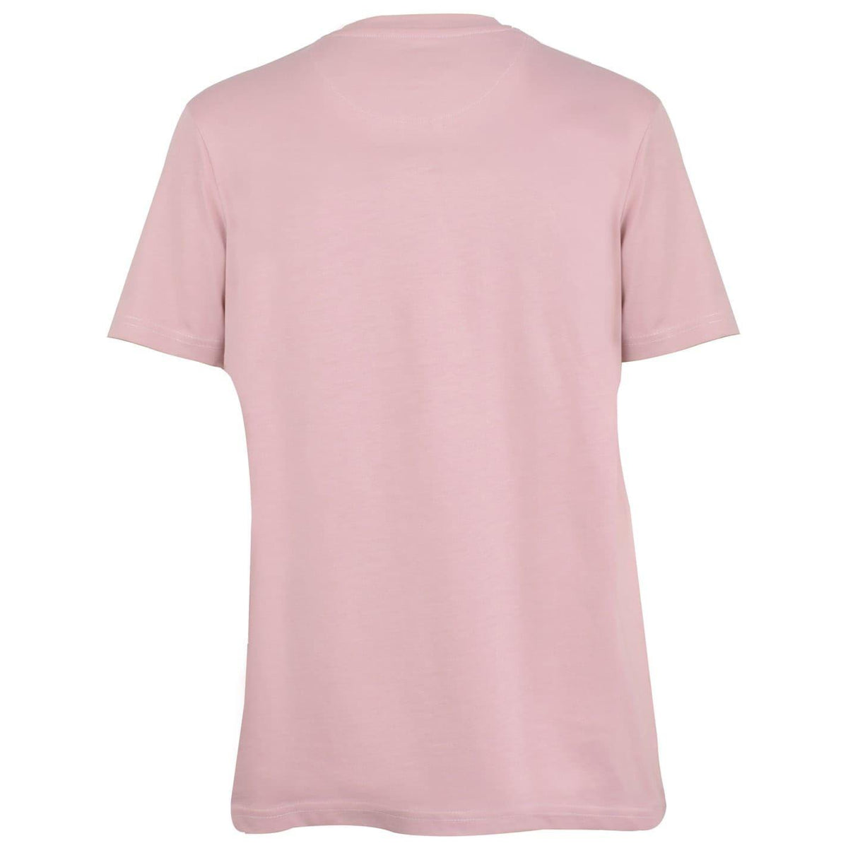 Light Pink - Back - Pretty Green Mens Large Logo Crew Neck T-Shirt