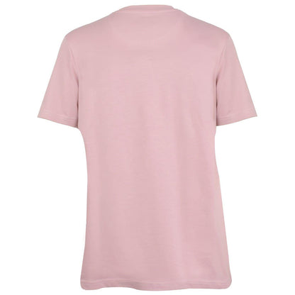 Light Pink - Back - Pretty Green Mens Large Logo Crew Neck T-Shirt