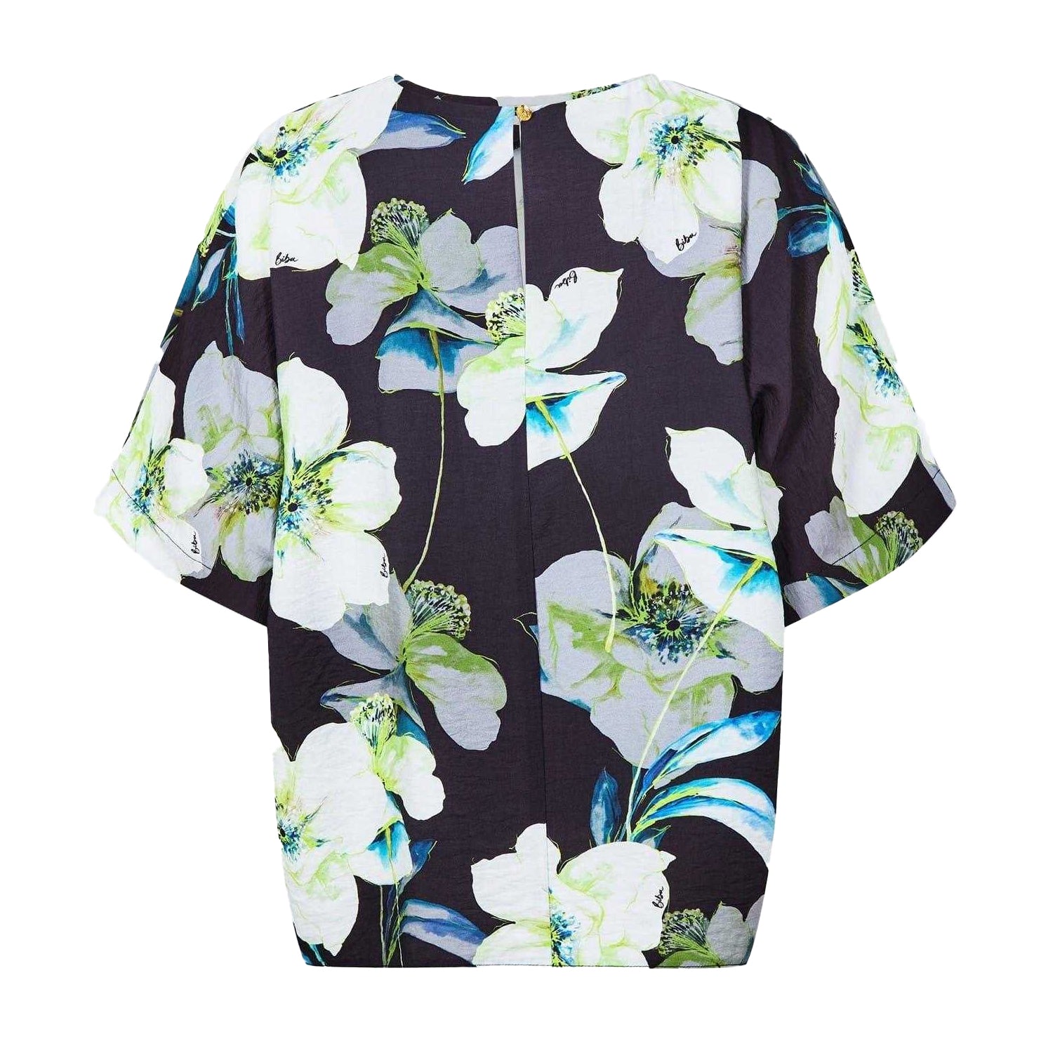 Floral - Back - Biba Womens-Ladies Lightweight T-Shirt