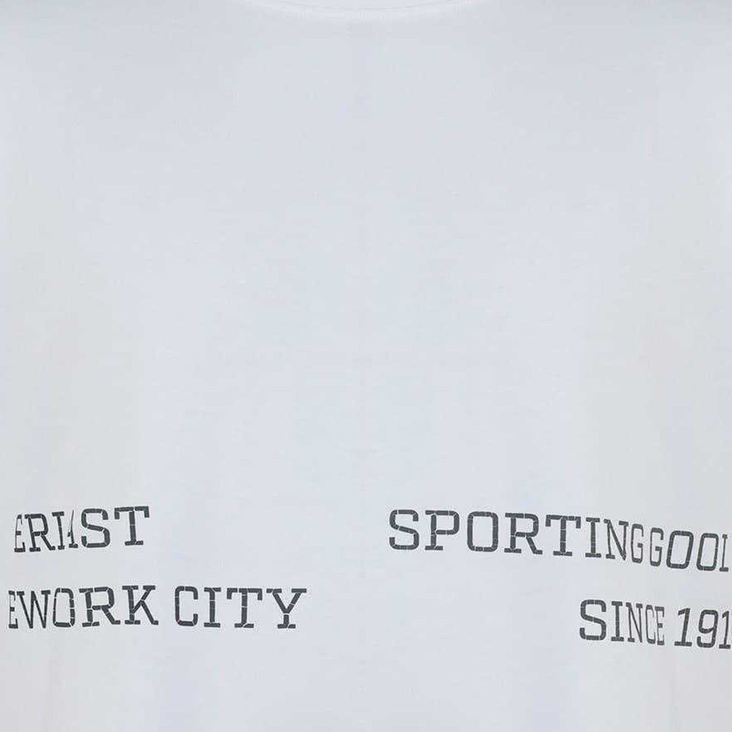 White - Side - Everlast Mens NYC Logo Drop Shoulder Oversized T-Shirt