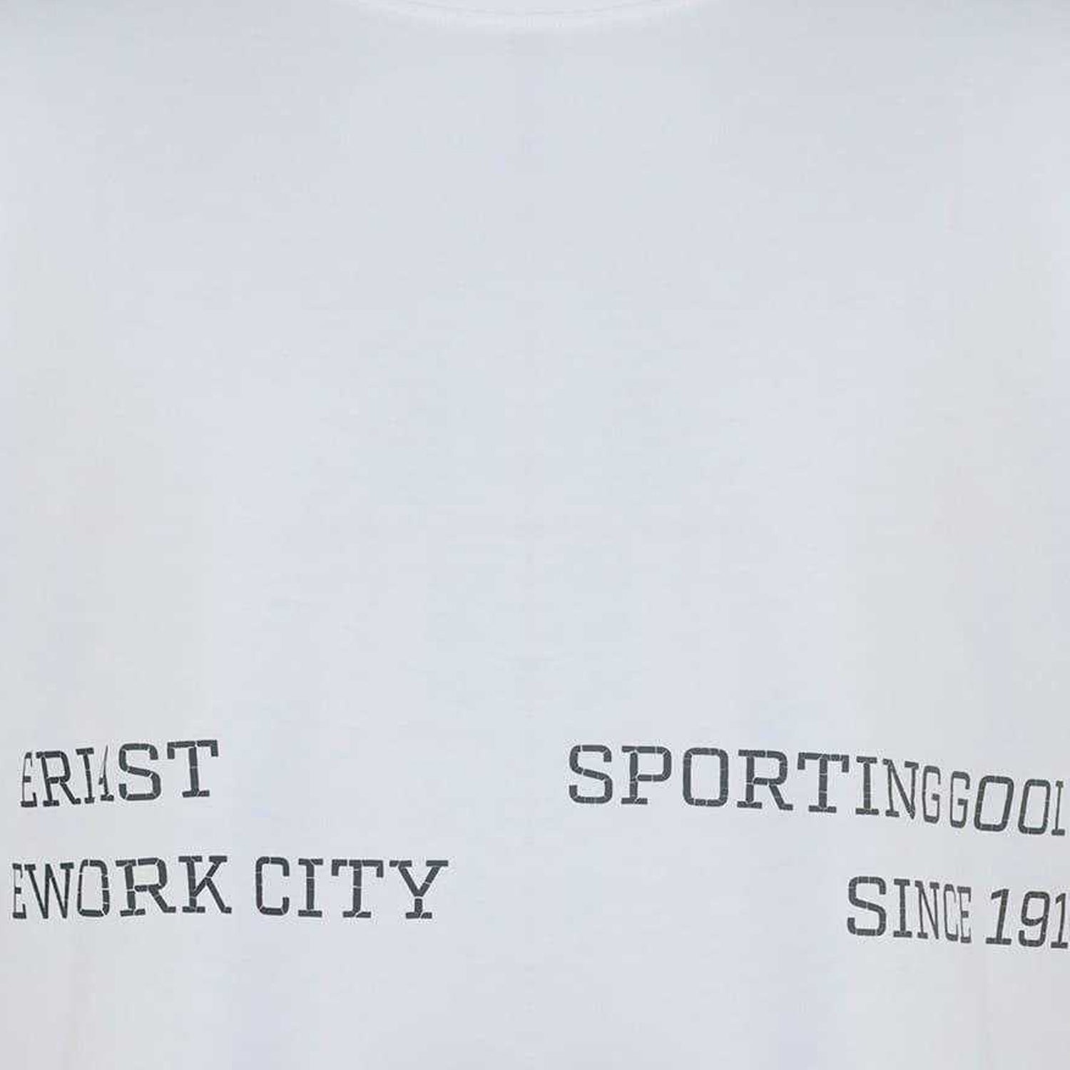 White - Side - Everlast Mens NYC Logo Drop Shoulder Oversized T-Shirt