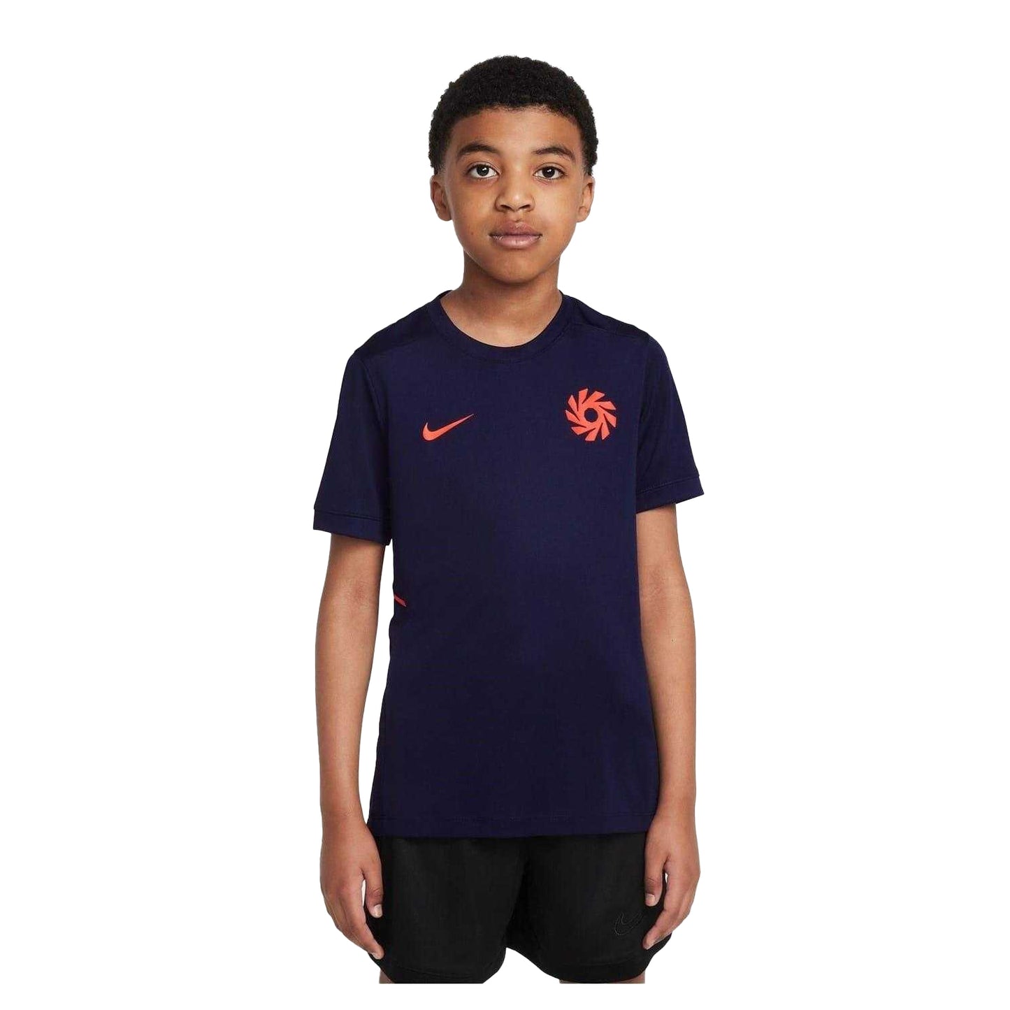 Blue-Gold - Pack Shot - Nike Childrens-Kids Erling Haaland Academy Football Shirt