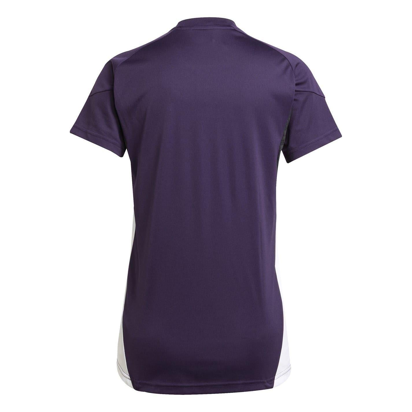 Purple - Back - Adidas Womens-Ladies 2025-2026 Manchester United FC Training Track Top