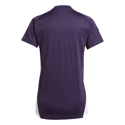 Purple - Back - Adidas Womens-Ladies 2025-2026 Manchester United FC Training Track Top
