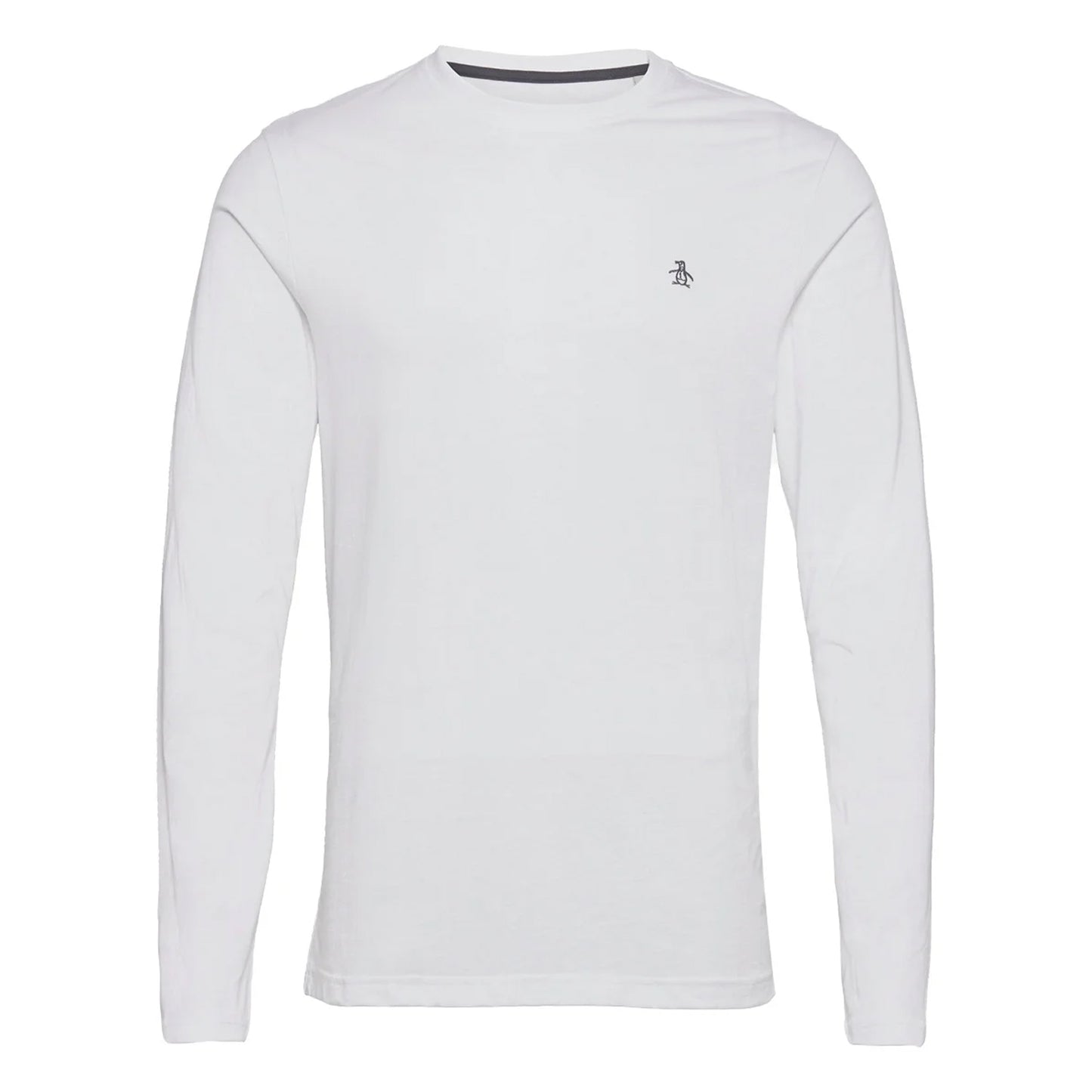 Bright White - Front - Original Penguin Mens Cotton Long-Sleeved T-Shirt