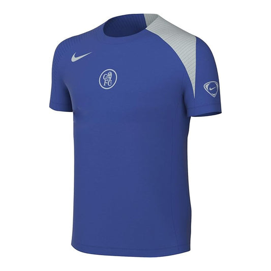 Blue-Silver - Front - Nike Childrens-Kids Strike 2025-26 Chelsea FC Top