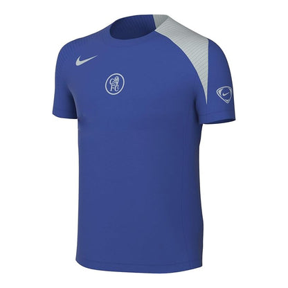 Blue-Silver - Front - Nike Childrens-Kids Strike 2025-26 Chelsea FC Top