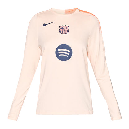 Blue-Orange - Front - Nike Womens-Ladies Strike 2025-26 FC Barcelona Third Jersey