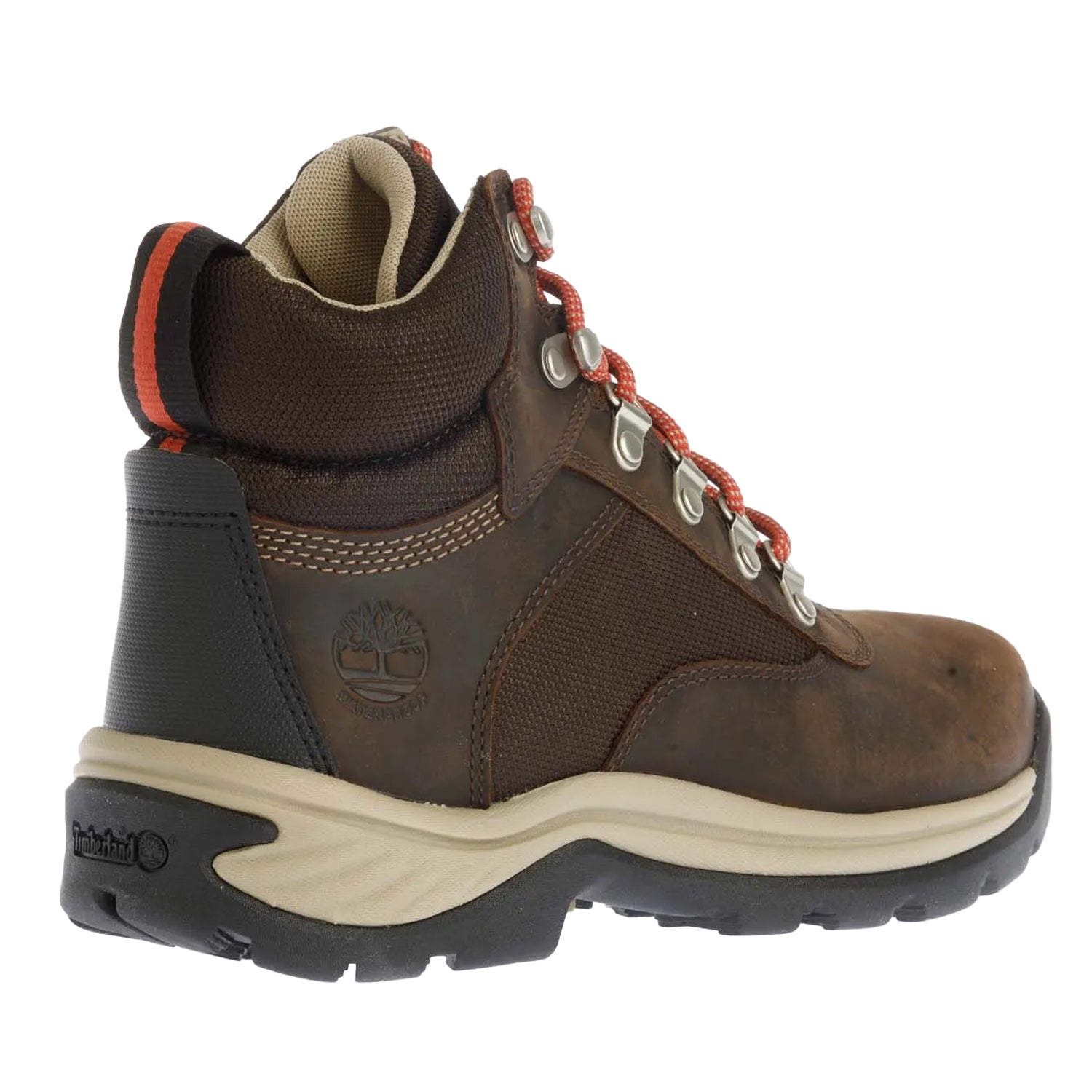 Chocolate - Back - Timberland Womens-Ladies Waterproof Leather Mid Cut Lace Up Hiking Boots