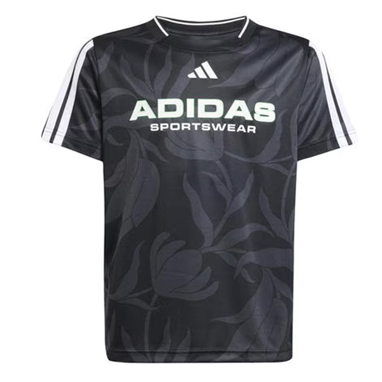 Black-White - Front - Adidas Childrens-Kids House Of Tiro T-Shirt