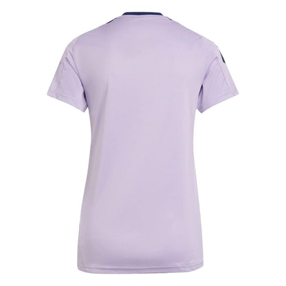 Plum Purple - Back - Adidas Womens-Ladies Performance France FFR Jersey