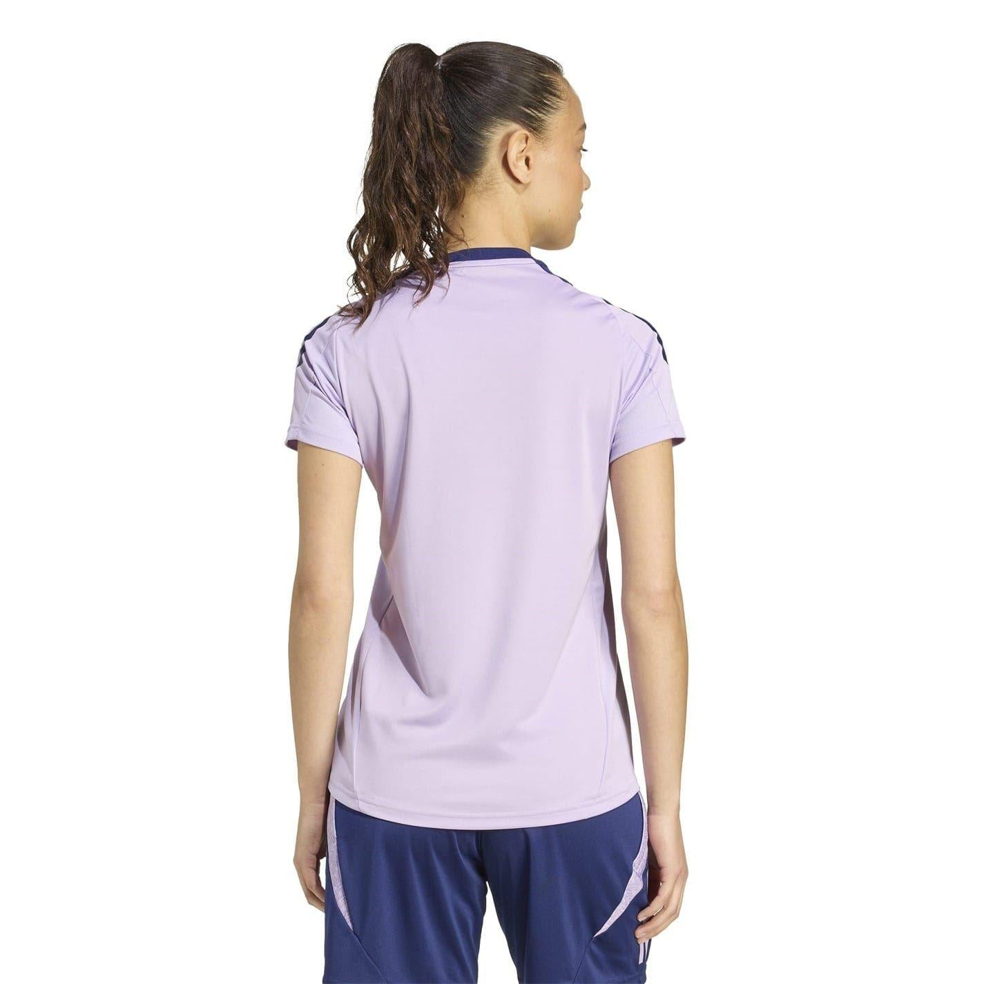 Plum Purple - Pack Shot - Adidas Womens-Ladies Performance France FFR Jersey
