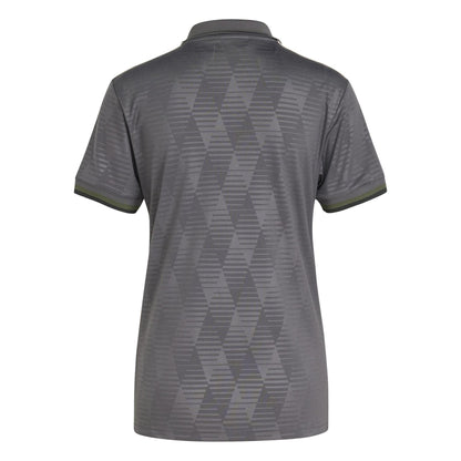 Grey - Back - Adidas Womens-Ladies Wiesn FC Bayern Munich Polo Shirt