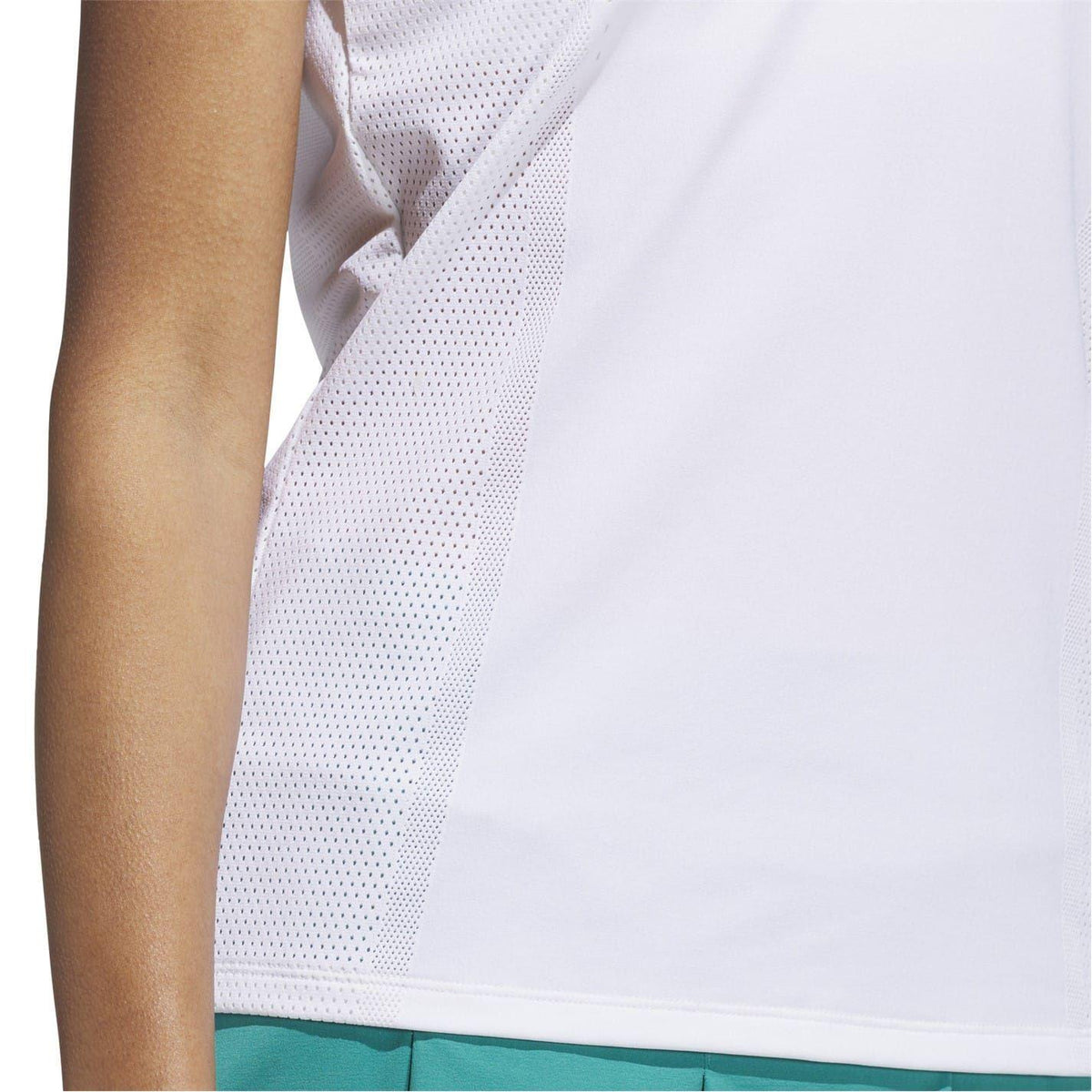 White - Back - Adidas Womens-Ladies Ultimate365 Tour Top