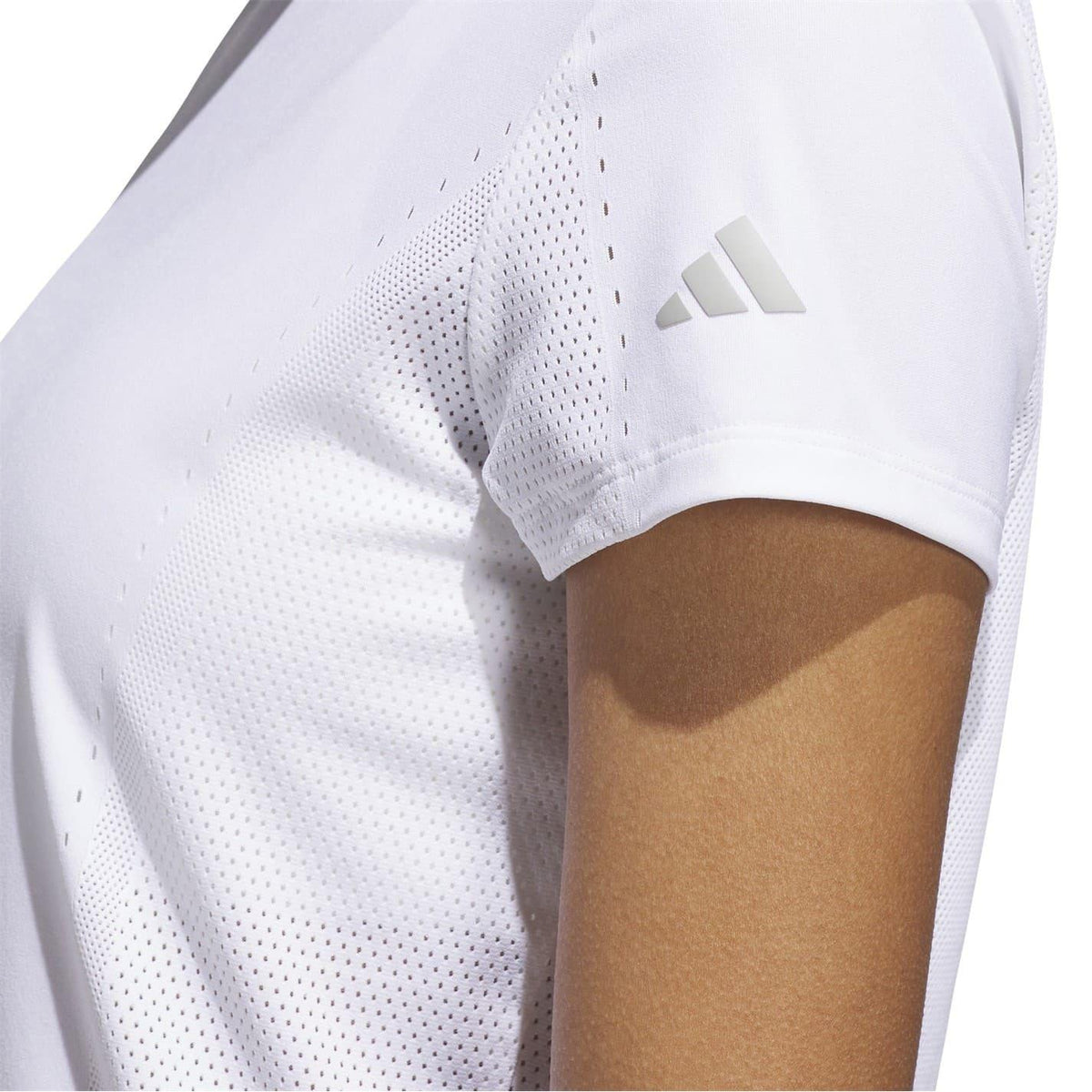 White - Side - Adidas Womens-Ladies Ultimate365 Tour Top