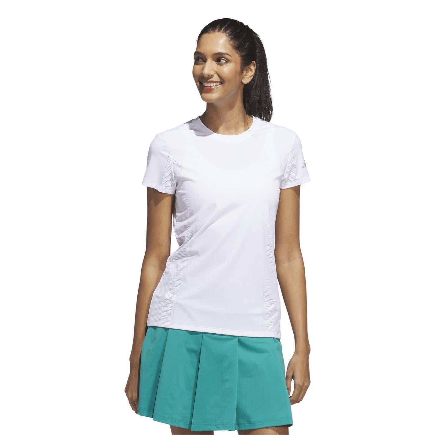 White - Lifestyle - Adidas Womens-Ladies Ultimate365 Tour Top