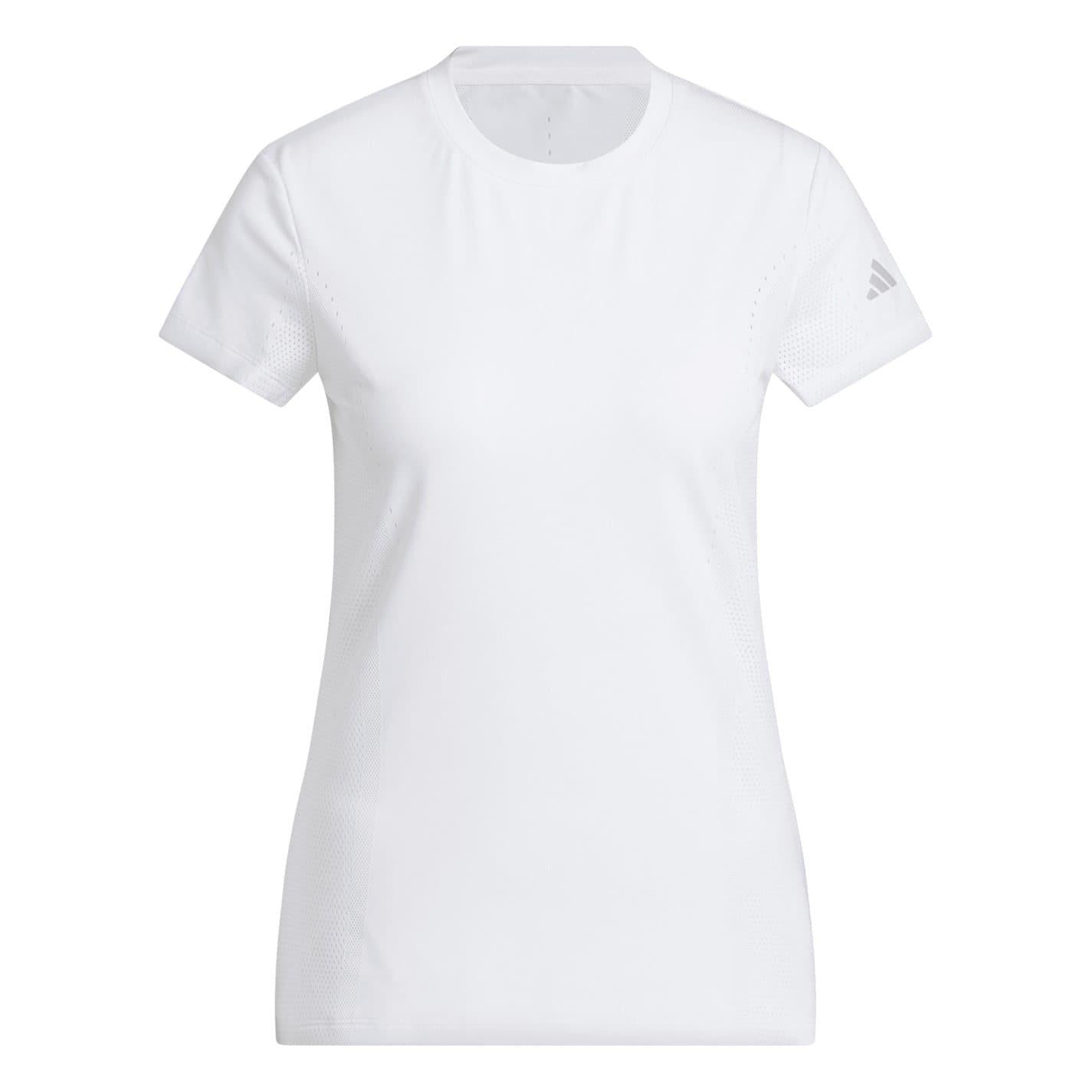 White - Front - Adidas Womens-Ladies Ultimate365 Tour Top