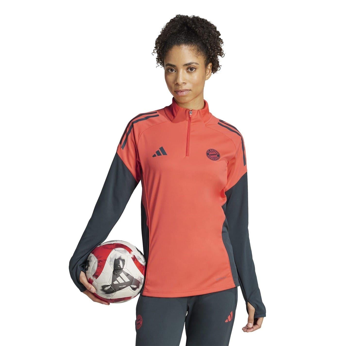 Orange - Lifestyle - Adidas Womens-Ladies Tiro 25 Competition FC Bayern Munich Training Top