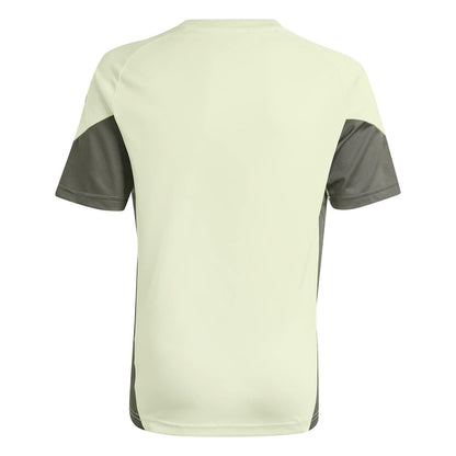 Green - Back - Adidas Childrens-Kids Tiro 25 Competition Training Jersey