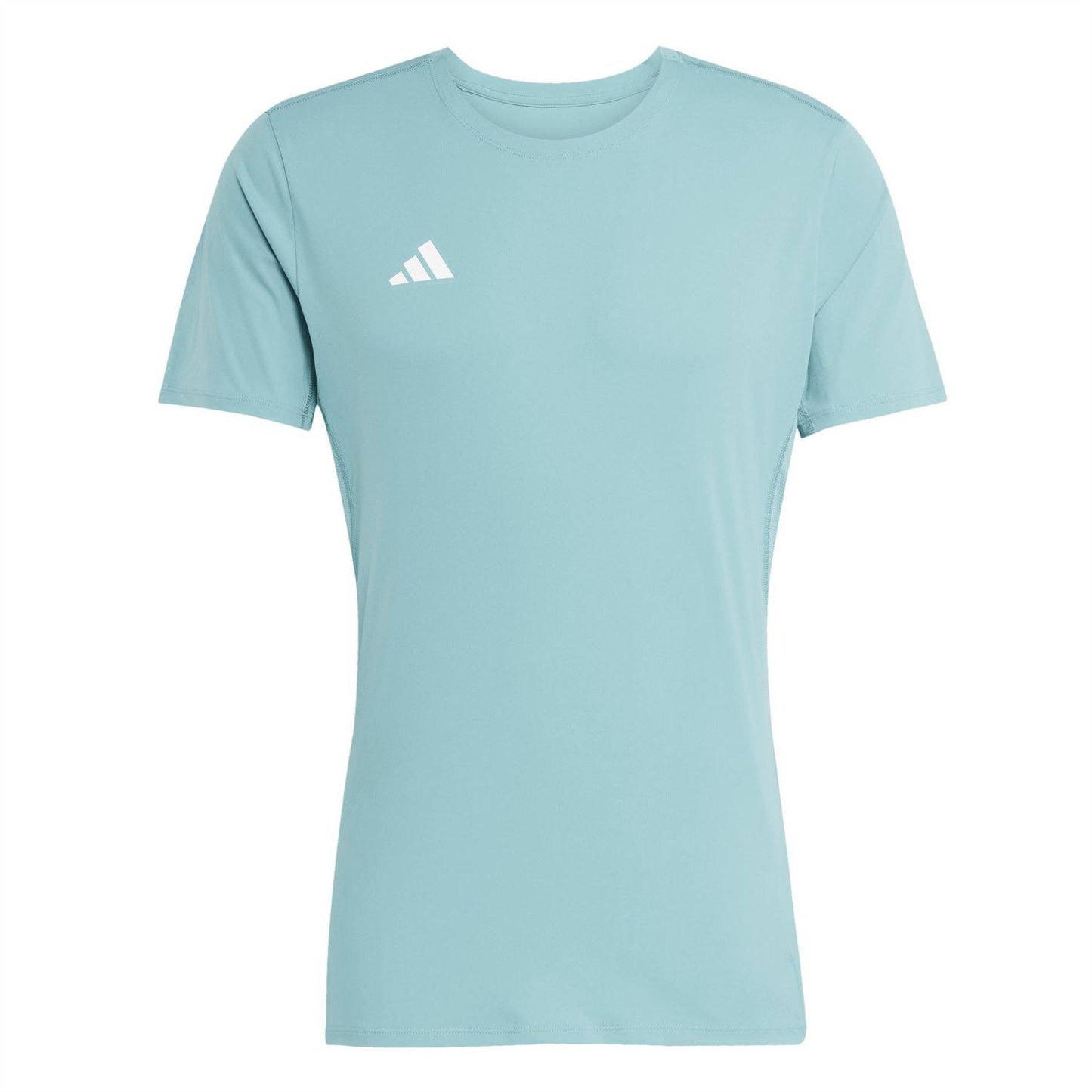 Teal - Front - Adidas Mens Adizero Essentials Running T-Shirt