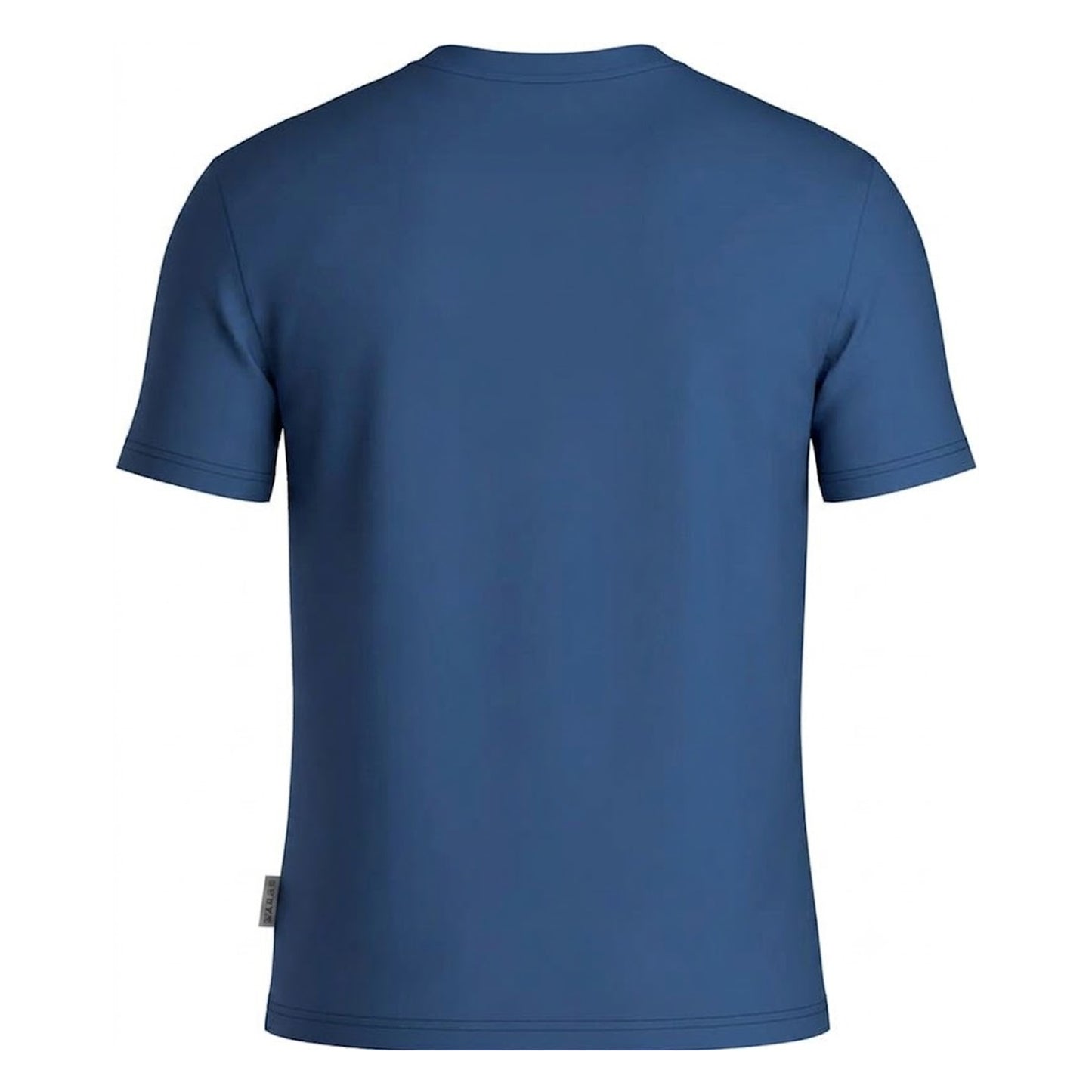 Medium Blue - Back - Hugo Mens Logo Organic Cotton T-Shirt