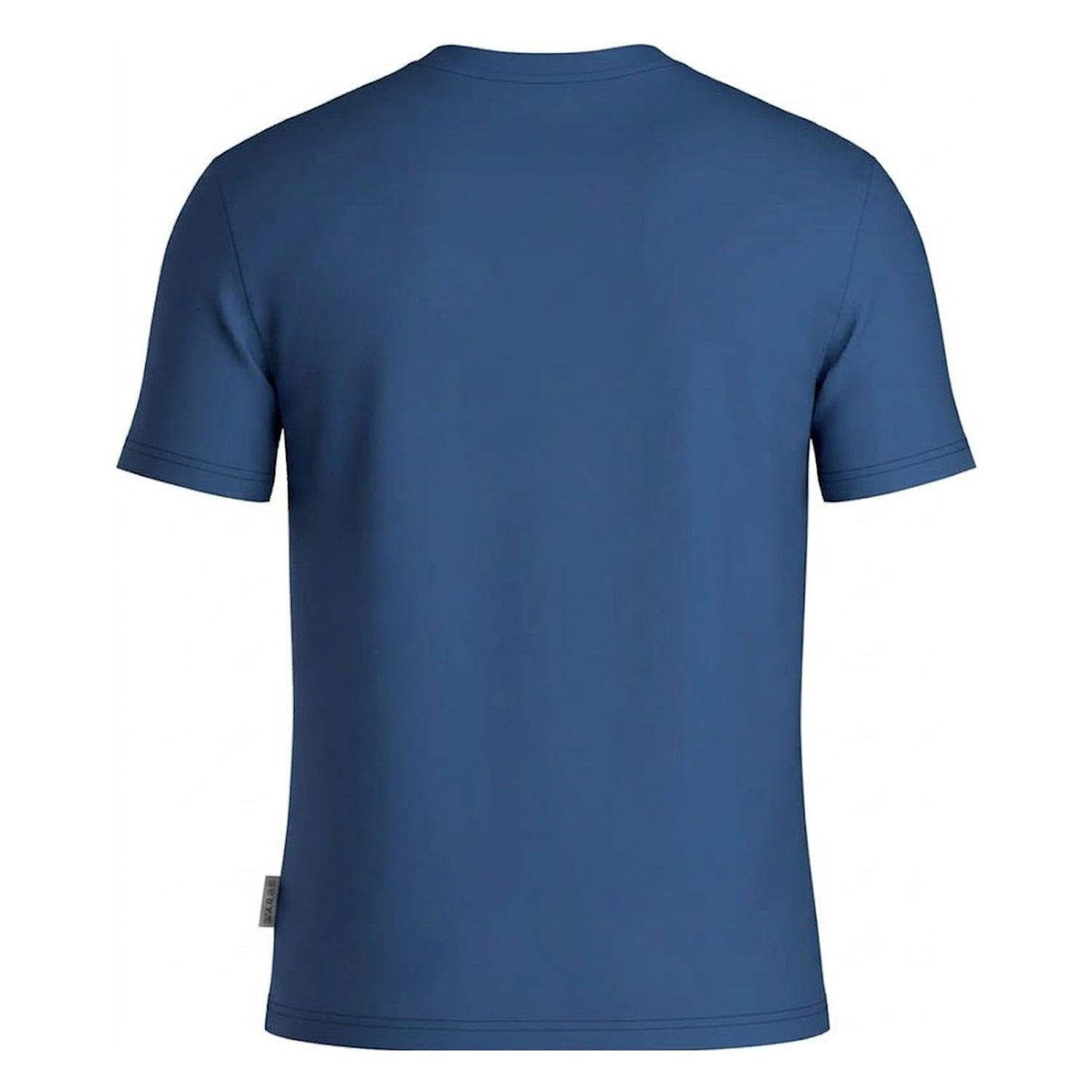 Medium Blue - Back - Hugo Mens Logo Organic Cotton T-Shirt
