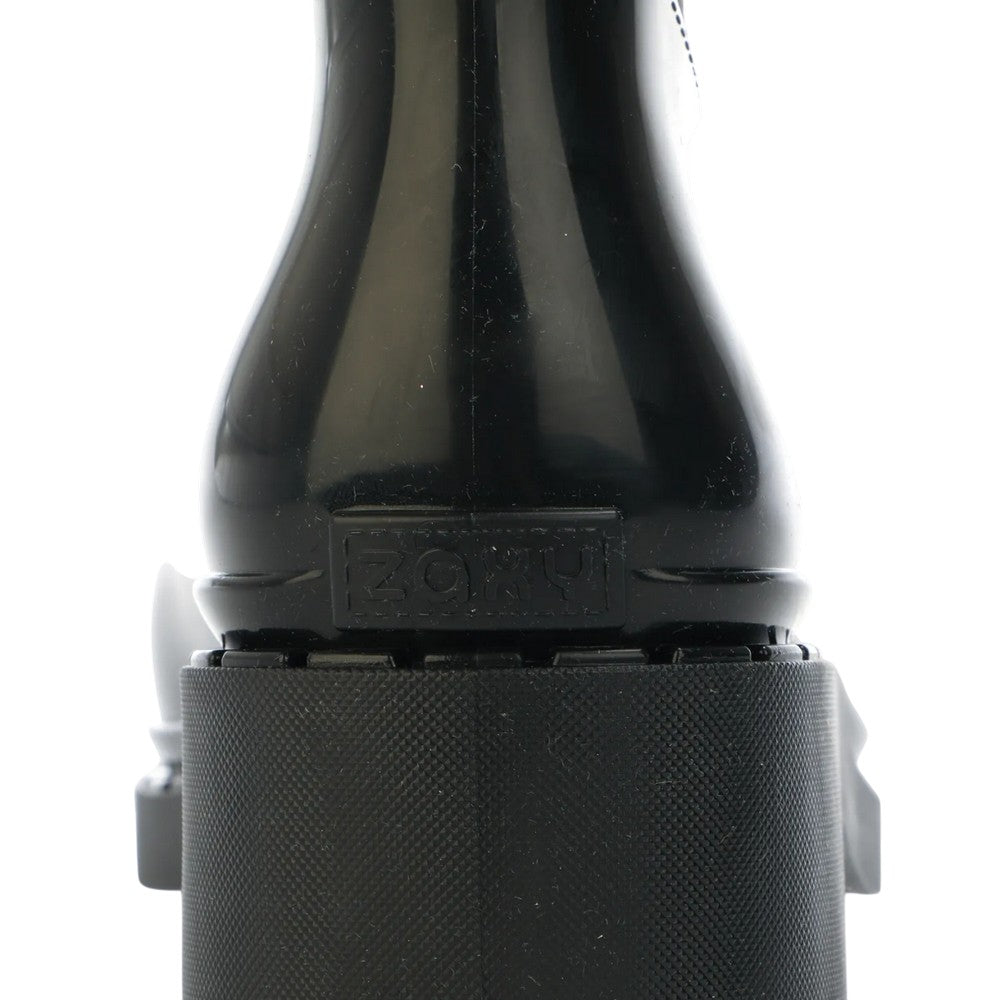 Black - Pack Shot - Zaxy Womens-Ladies Plain Rubber Boots