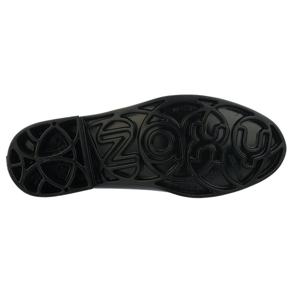Black - Side - Zaxy Womens-Ladies Plain Rubber Boots
