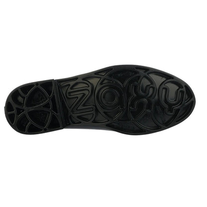 Black - Side - Zaxy Womens-Ladies Plain Rubber Boots