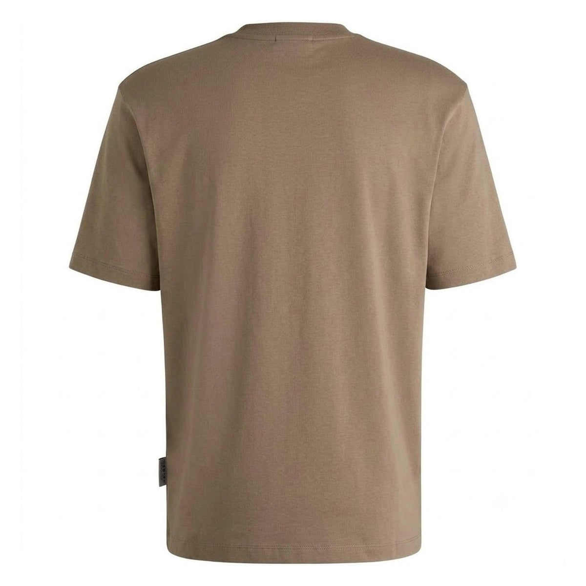 Medium Brown - Back - Hugo Mens Logo Regular T-Shirt