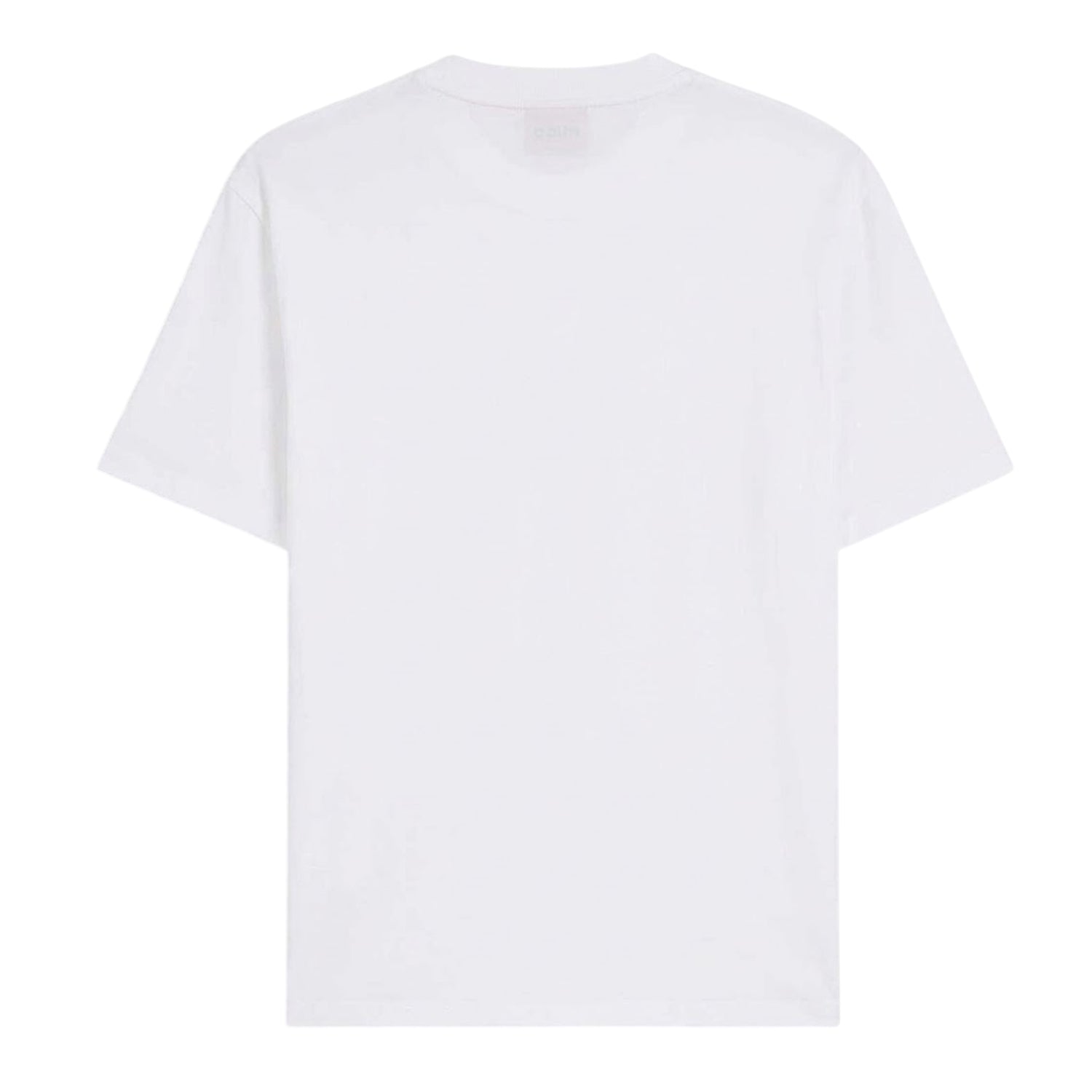 White - Back - Hugo Mens Dalentin Origami Cotton Regular T-Shirt