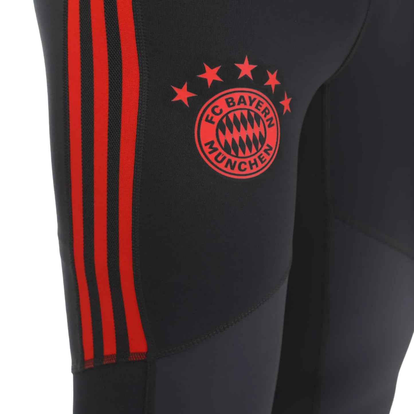 Grey - Side - Adidas Mens Condivo Pro FC Bayern Munich Jogging Bottoms