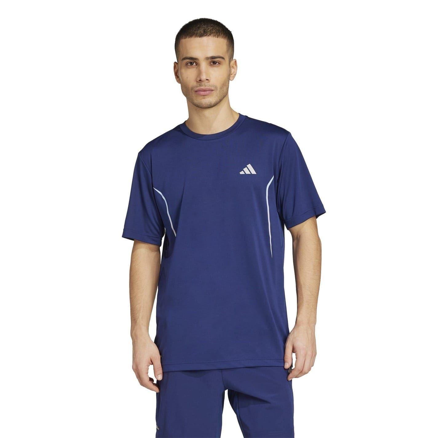 Dark Blue - Lifestyle - Adidas Mens Tech T-Shirt
