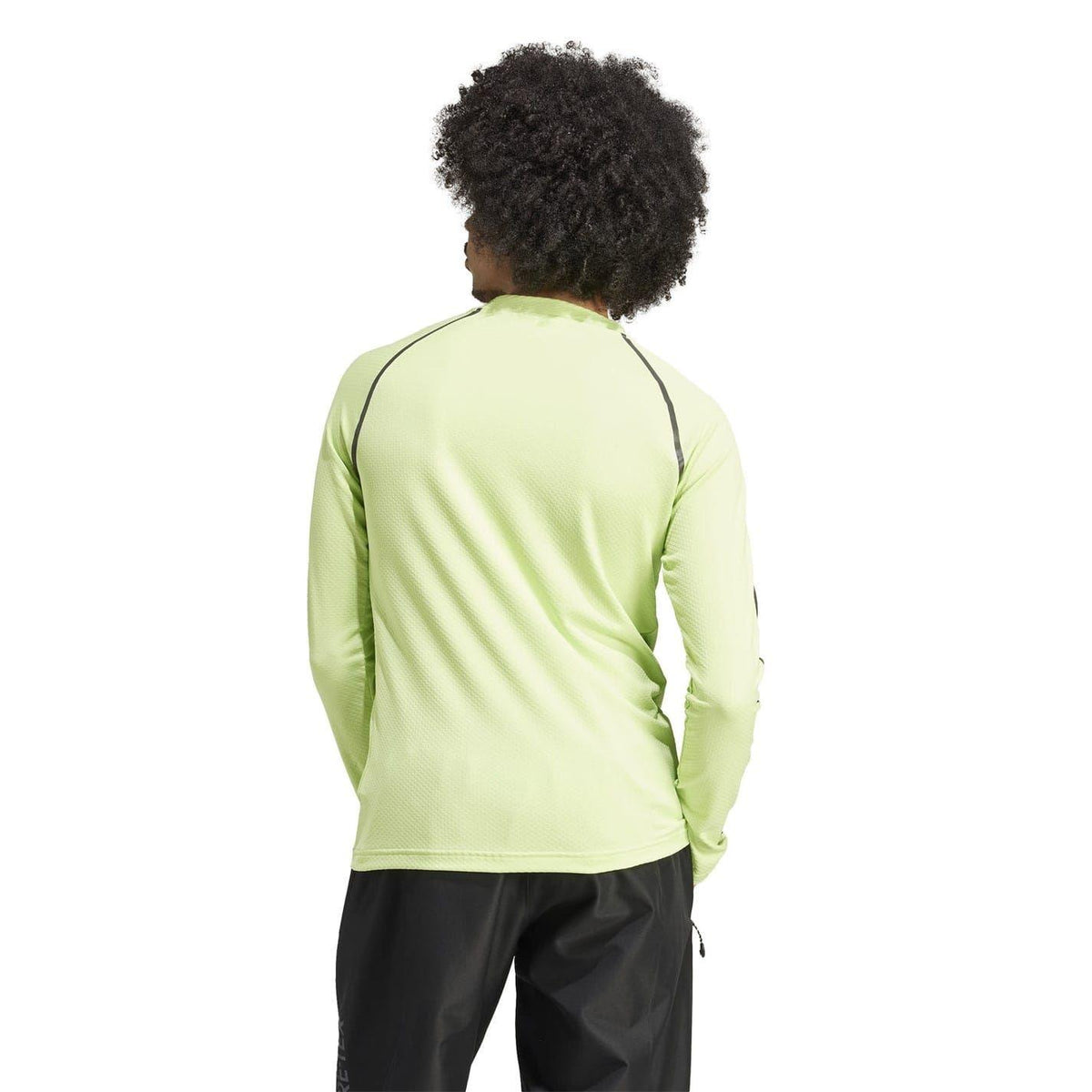 Green - Back - Adidas Mens Compression Raglan T-Shirt