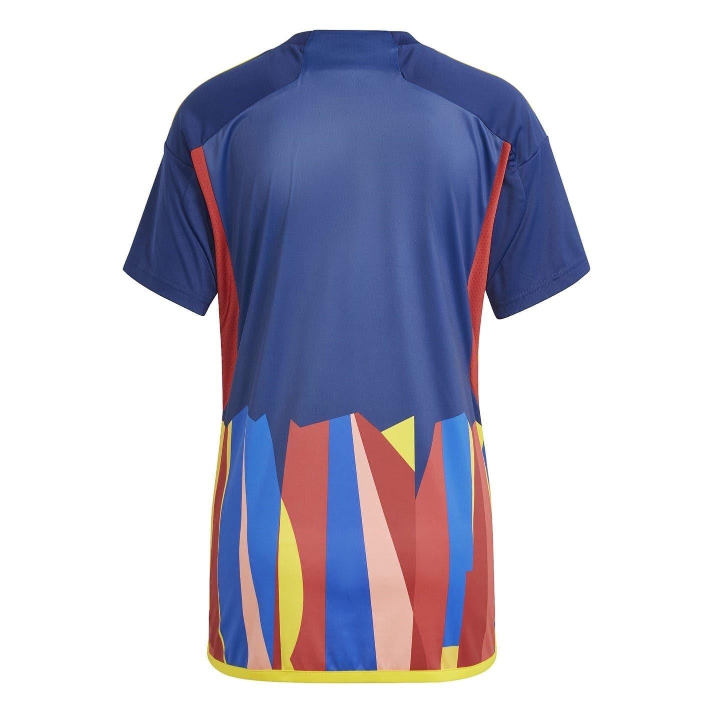 Navy - Back - Adidas Womens-Ladies Lyon 24-25 Regular Third Jersey