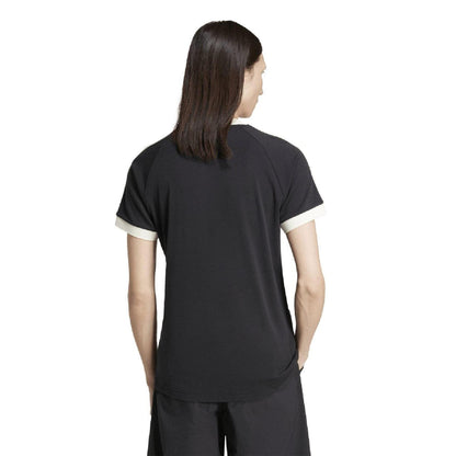 Black - Back - Adidas Mens Cali 3 Stripes T-Shirt