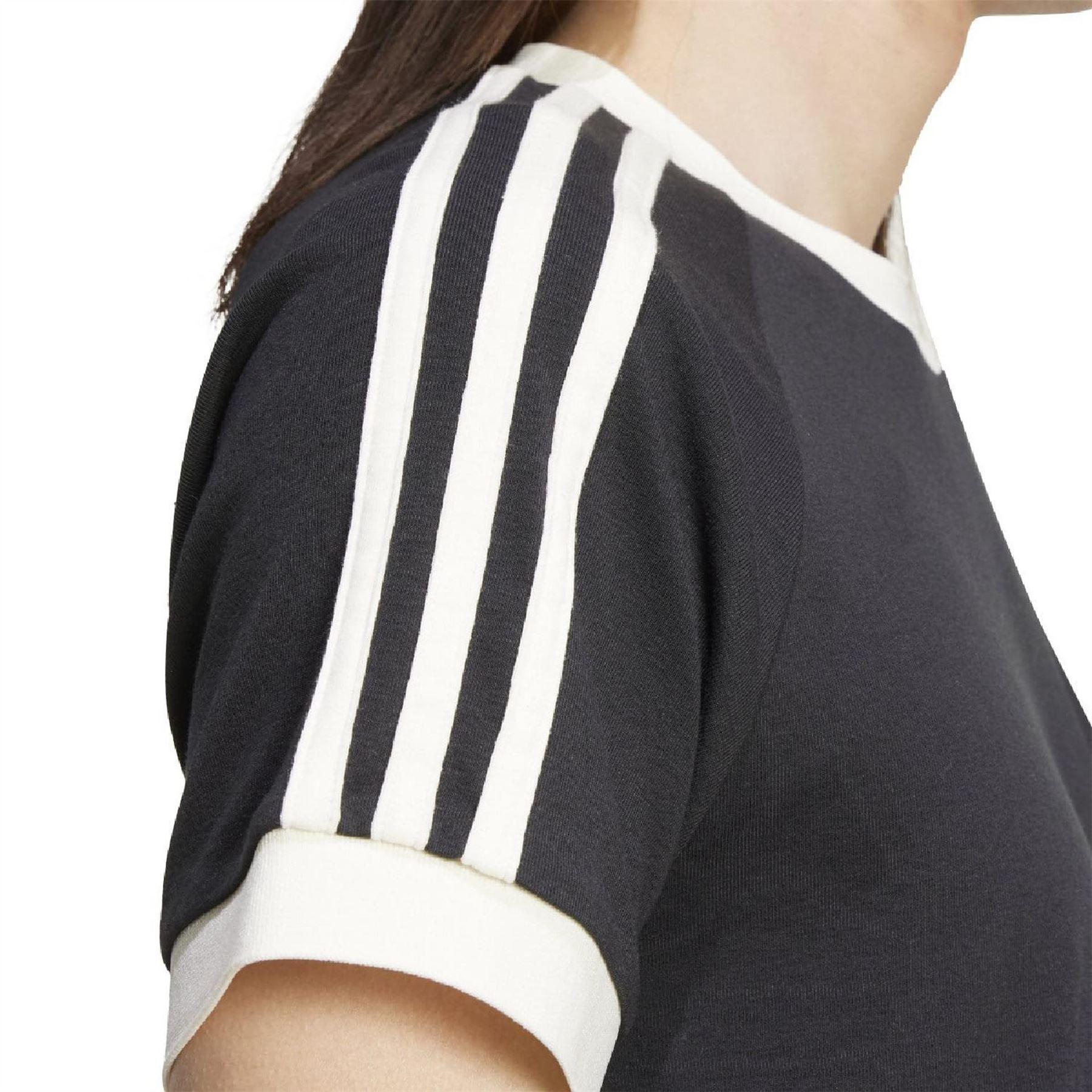 Black - Lifestyle - Adidas Mens Cali 3 Stripes T-Shirt