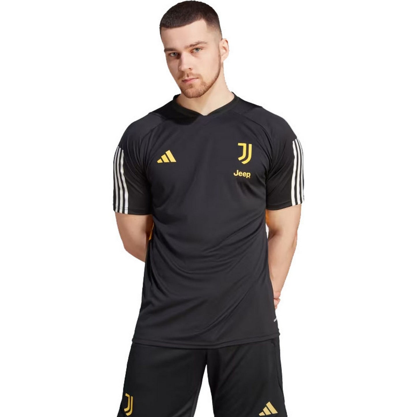 Black - Side - Adidas Unisex Adult Juventus FC Jersey