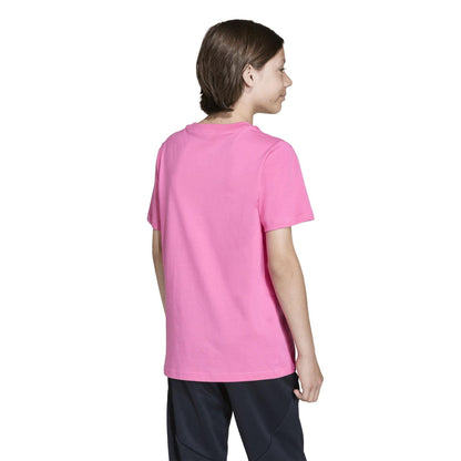 Solar Pink - Back - Adidas Childrens-Kids Messi Icon T-Shirt