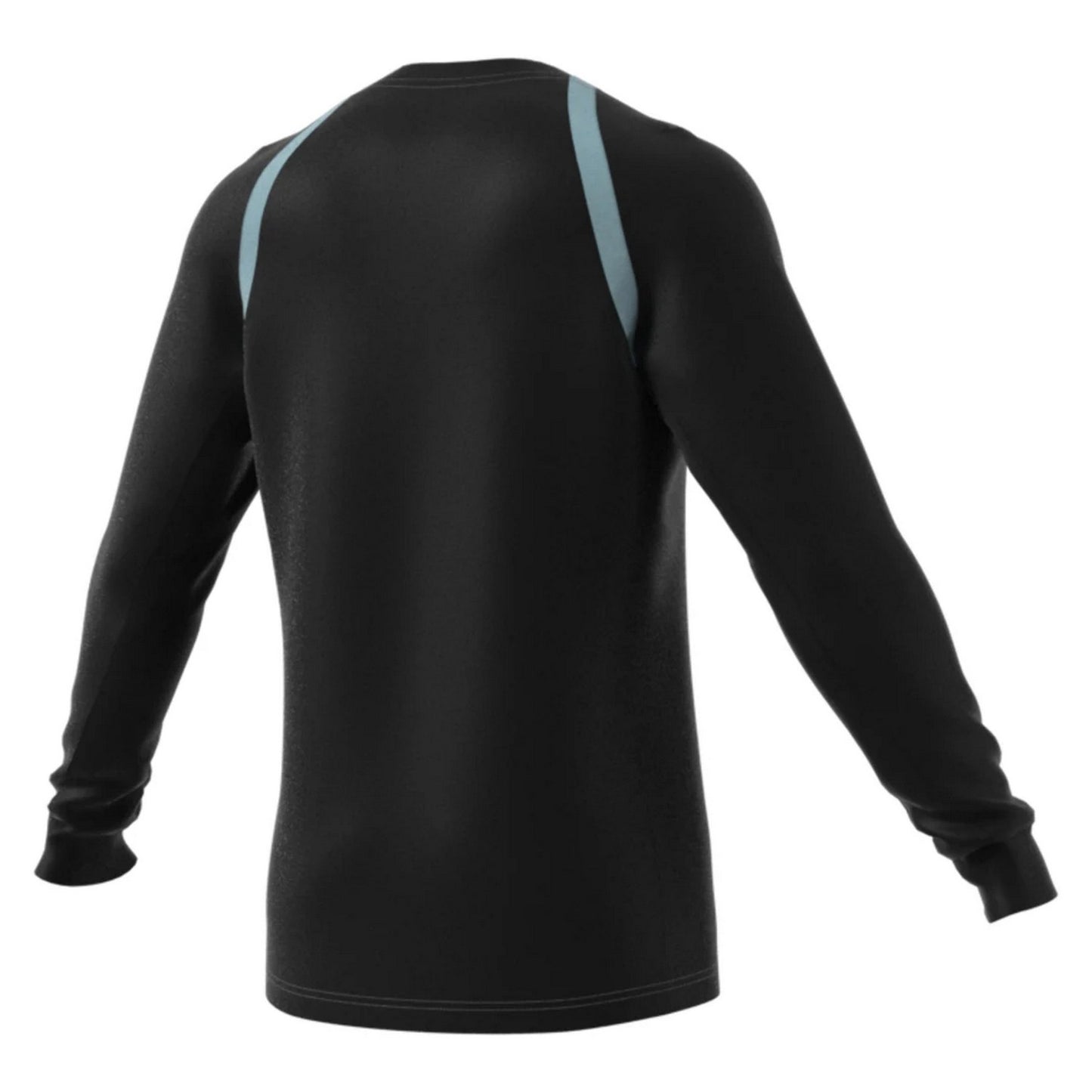 Black - Back - Adidas Womens-Ladies 22 Long-Sleeved Referee Jersey