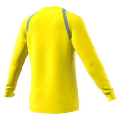 Bright Yellow - Back - Adidas Womens-Ladies 22 Long-Sleeved Referee Jersey